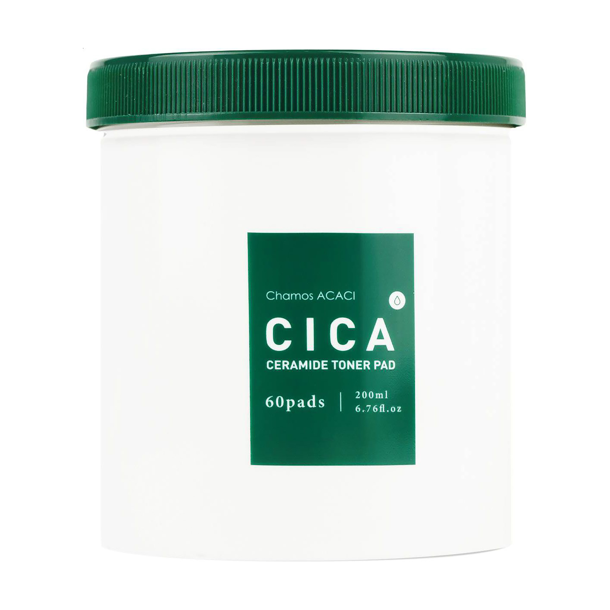 Очищувальні тонер-пади для обличчя Chamos Acaci Cica Ceramide Toner Pad, 200 мл, 60 шт