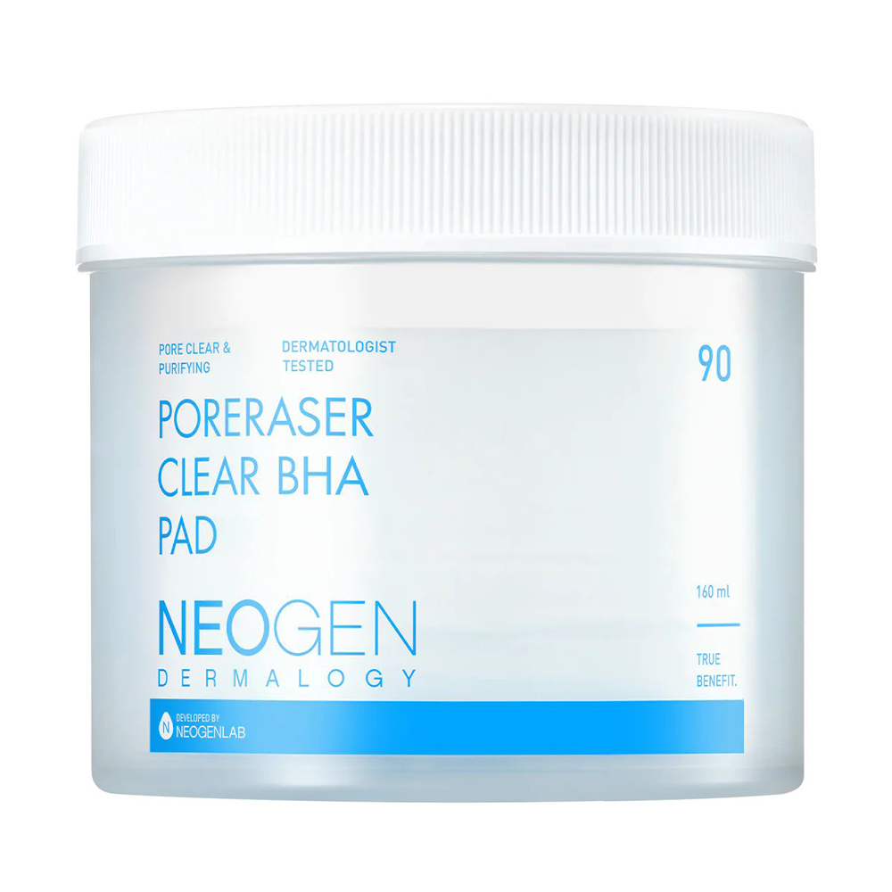 Пади для обличчя Neogen Dermalogy Poreraser Clear BHA Pad з BHA-кислотою, 160 мл, 90 шт